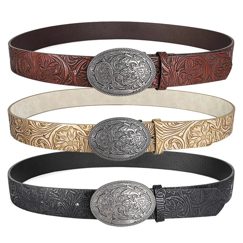Retro Bohemian PU Belt – Punk Rock Y2K Unisex Fashion Belt Fashion Belt SWANS