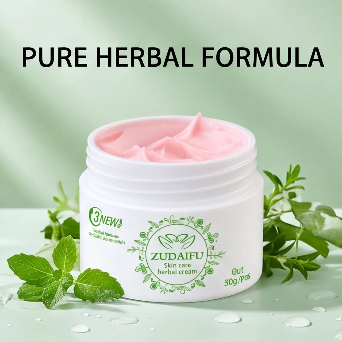 ZUDAIFU Herbal Body Cream 30g | Daily Moisturizing Skin Care Herbal Body Cream SWANS