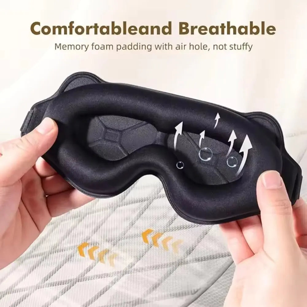 SWANS 3D Blackout Sleep Mask – Soft Eye Mask for Travel Sleep Eye Mask SWANS
