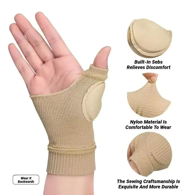 Wrist & Thumb Compression Support Gloves – Breathable Knit Compression Support Gloves SWANS