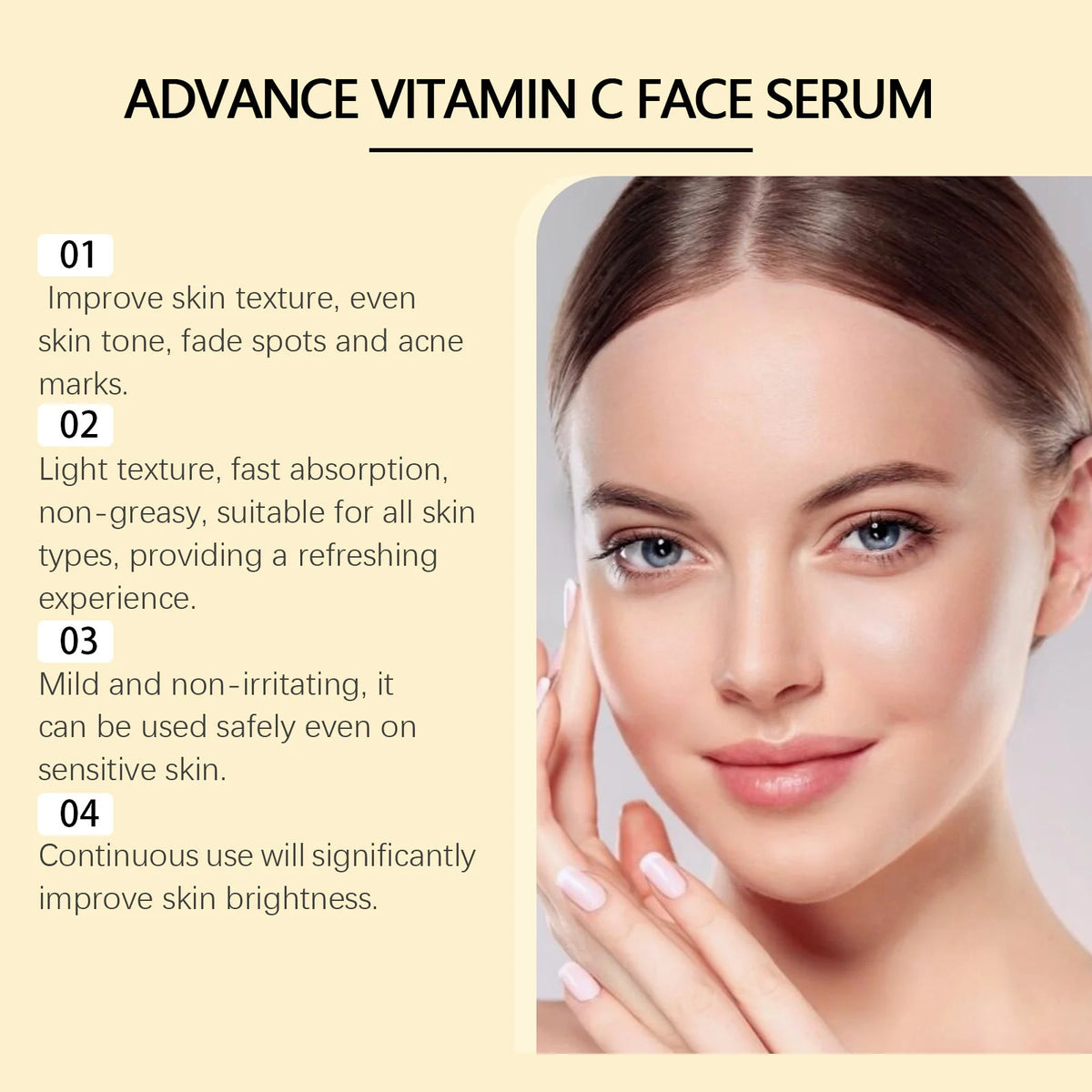 WEST MONTH Vitamin C Face Serum – Brighten & Even Skin Tone Vitamin C Face Serum SWANS