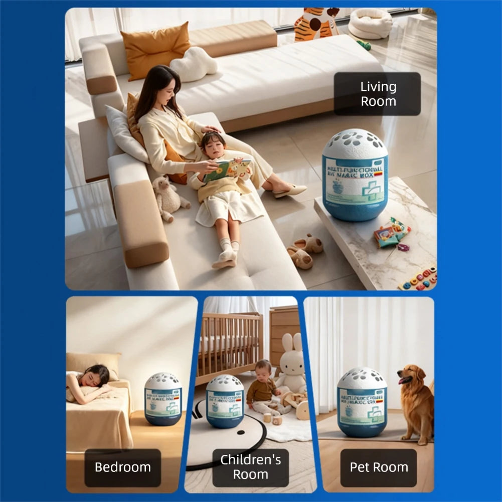 SWANS Indoor Air Purifier Magic Box – No Power Dust Remover Air Purifier Box SWANS