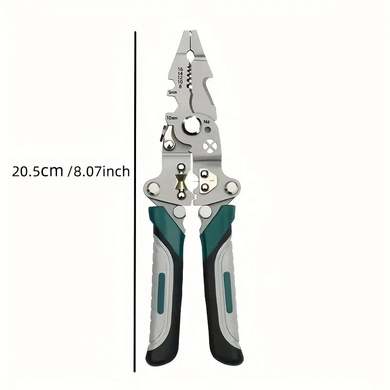 2-Pack Foldable Wire Stripper Pliers – Cutter & Crimper Tool Wire Stripper Pliers SWANS