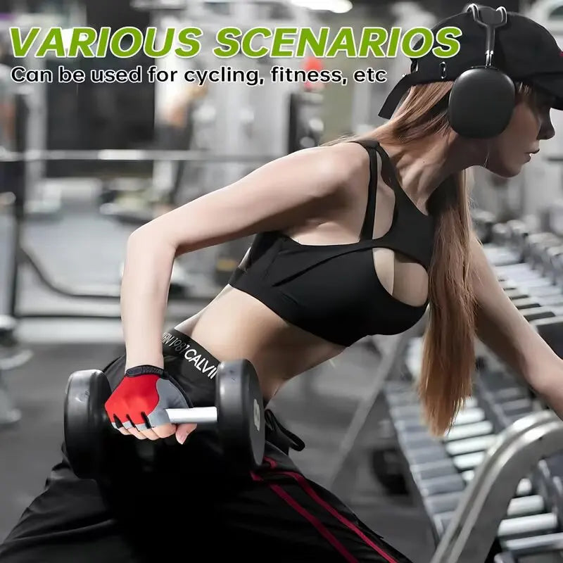Half Finger Anti-Slip Cycling Gloves – Unisex Sports Gloves Sport Cycling Gloves SWANS