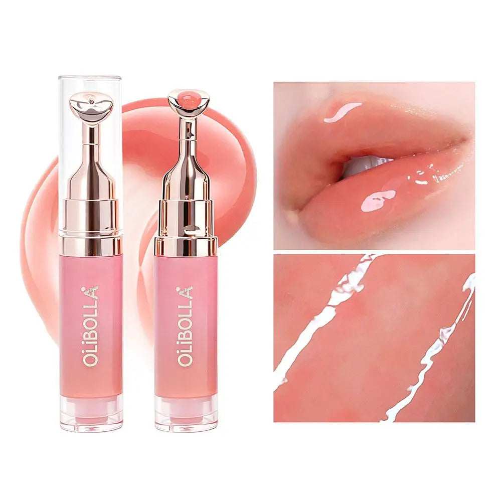 Moisturizing Mirror Lip Gloss – Cool Metal Applicator Lip Gloss SWANS 01