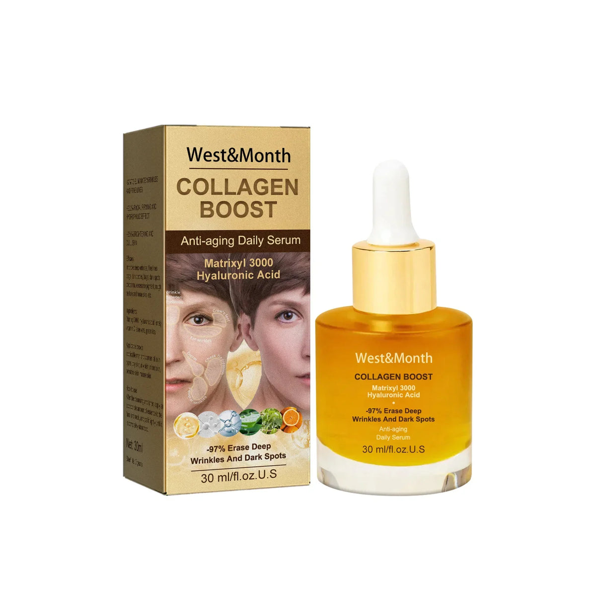 West Month Collagen Firming Face Serum – Anti-Aging 30ml Anti-Aging Face Serum SWANS