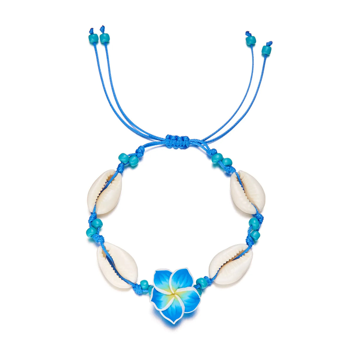 Tropical Flower Bracelet & Anklet – Bohemian Beach Jewelry Fashion Bracelet Anklet SWANS 8