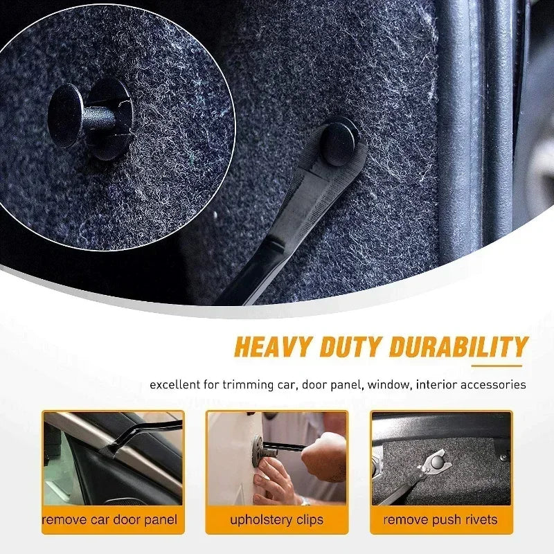 Car Interior Trim Removal Tool Set – 4-Piece ABS Pry Kit Auto Trim Tool Set SWANS