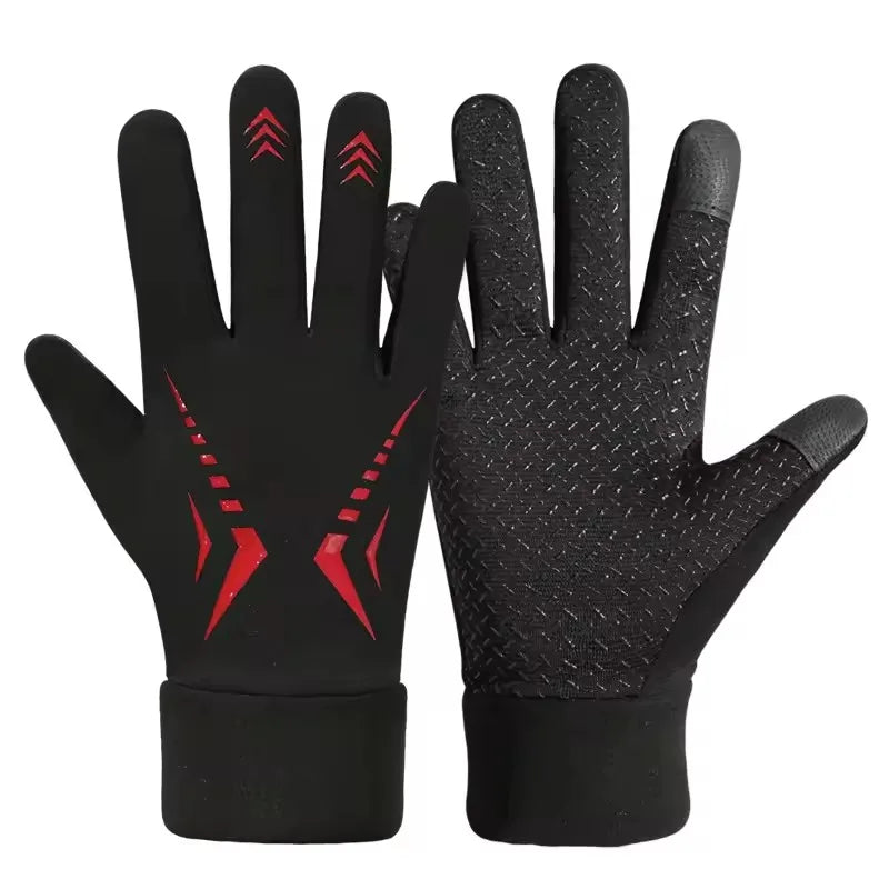 SWANS Thermal Winter Cycling Gloves – Waterproof Touchscreen Winter Cycling Gloves SWANS Red
