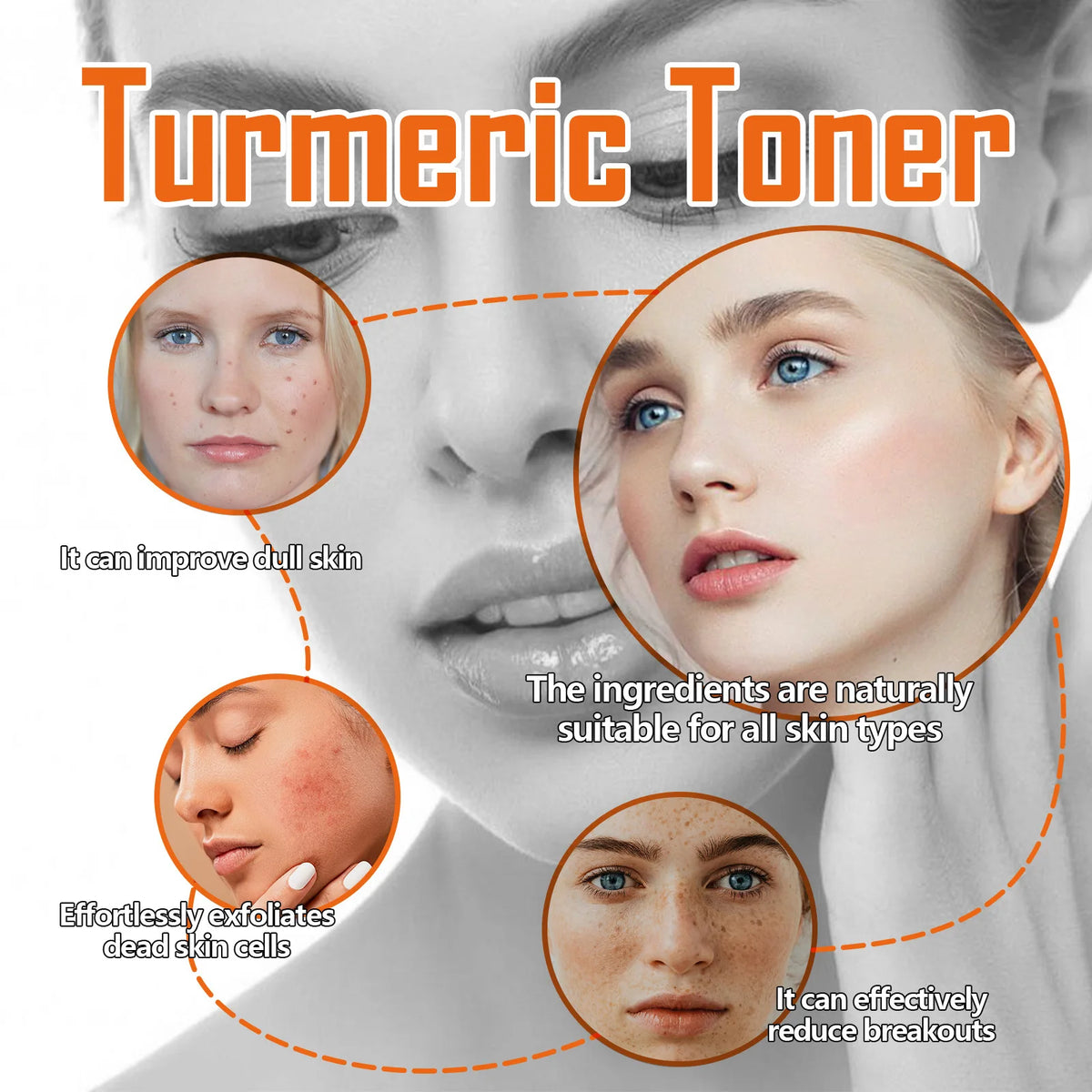 West Month Turmeric Face Toner – Brighten & Even Skin Tone Face Toner SWANS