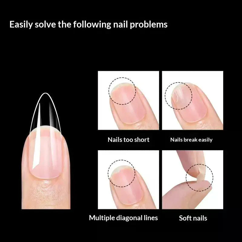 YOVIP 240pcs Short Almond Press-On Nail Tips – Half Matte Press-On Nail Tips SWANS