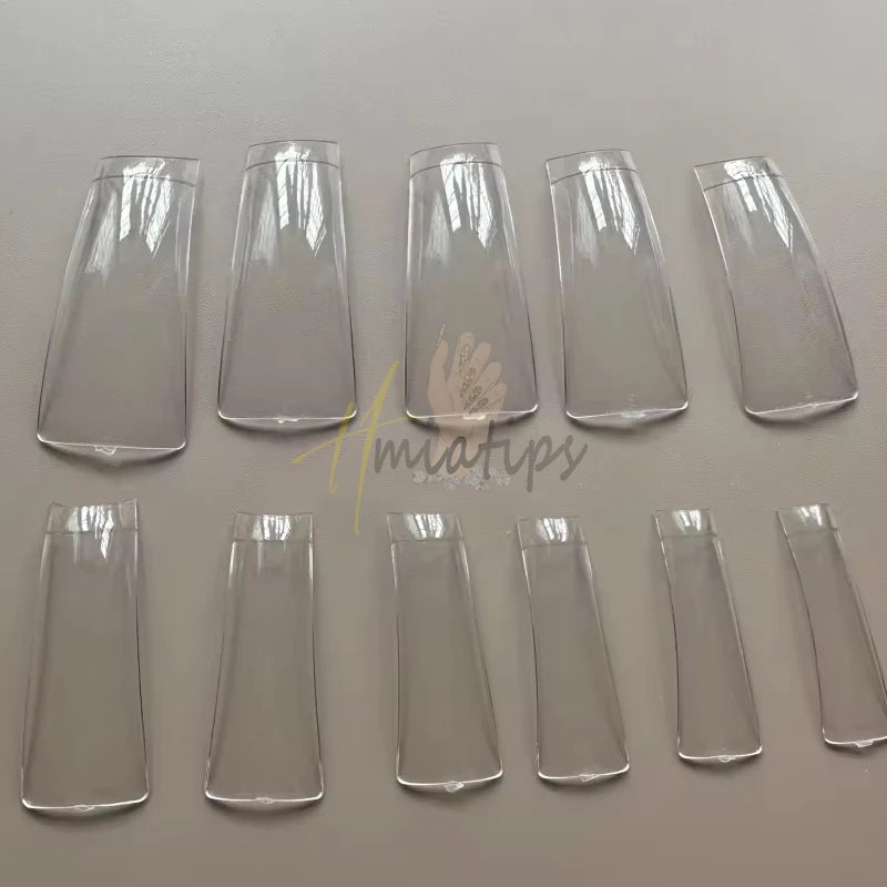 5XL Long Stiletto Press-On Nails – 60pc Acrylic Full Cover Tips Press-On Nail Tips SWANS XL duck 110pcs box
