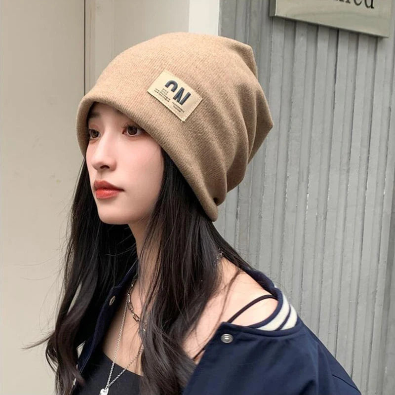 Women's Slouchy Knit Beanie – Baggy Warm Winter Hat Knit Beanie Hat SWANS