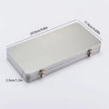 YOVIP Metal Rectangular Storage Box with Lid – S & L Sizes Metal Storage Box SWANS L