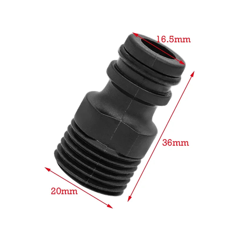 2-Pack 1/2" Hose Thread Adapter – Garden & Car Wash Connector Hose Tap Adapter SWANS