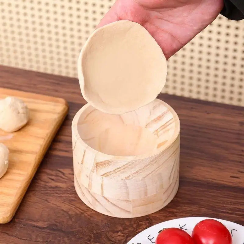 Wood Dumpling Maker Press Tool – Dough Skin Wrapper Mold Set Dumpling Press Tool SWANS