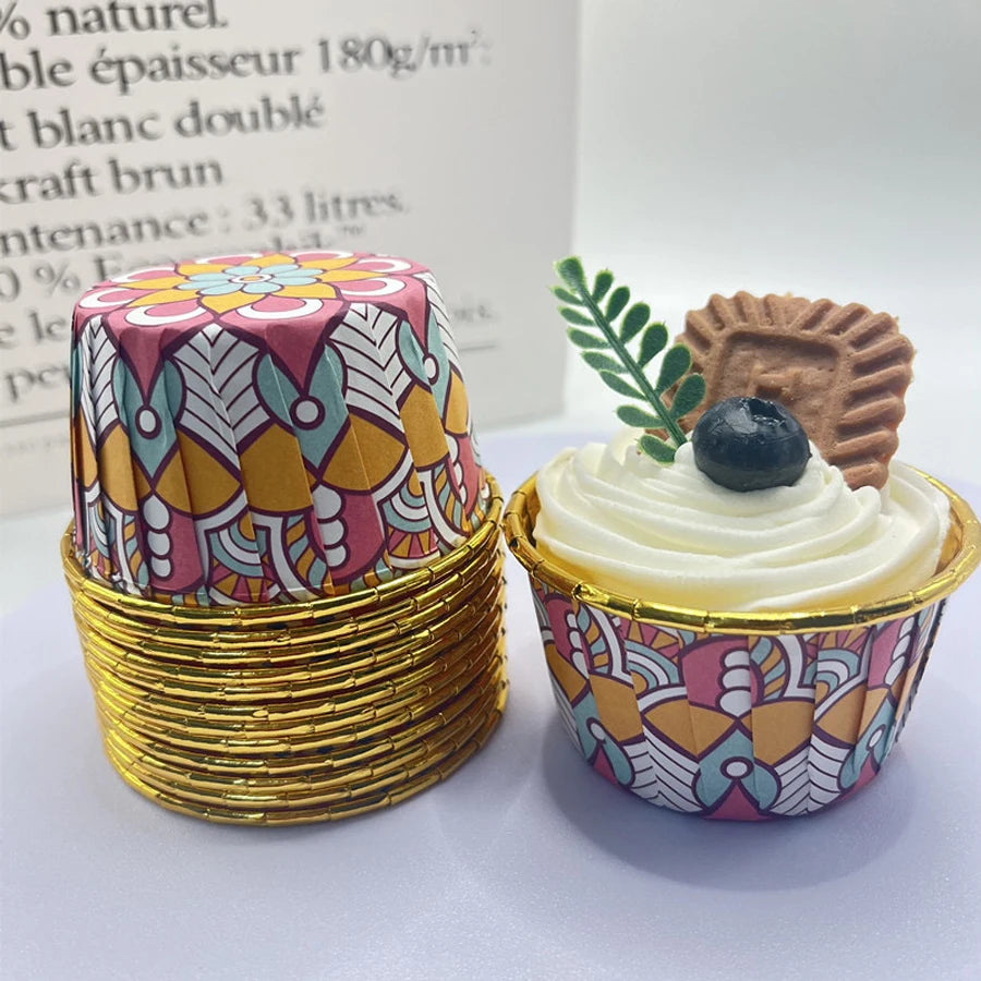 Disposable Paper Cake Cups 25/50/100 Pack – Baking Liners Disposable Baking Cups SWANS
