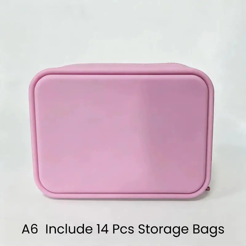 Waterproof Pill Pouch Kit – 7/14 Color-Coded Writable Pouches Pill Organizer Kit SWANS A6