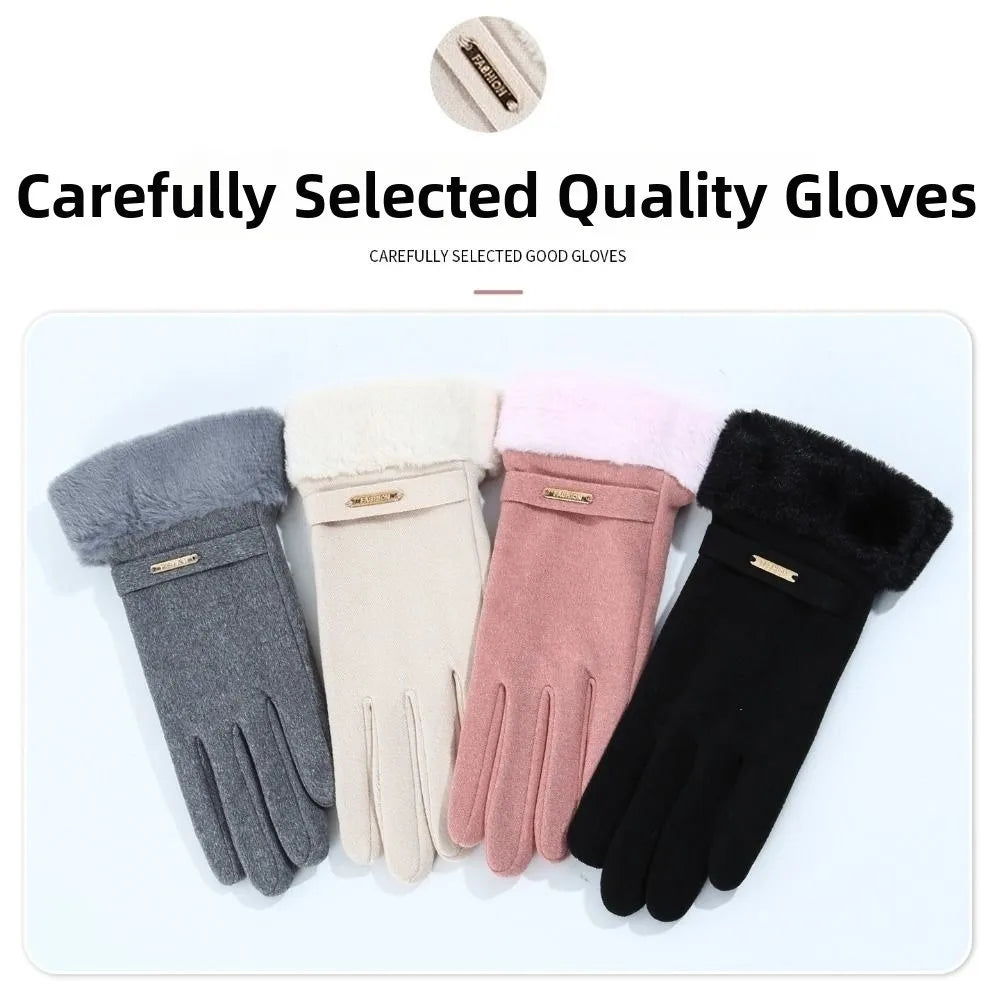 Fleece Lined Touchscreen Winter Gloves – Windproof & Warm Winter Touchscreen Gloves SWANS