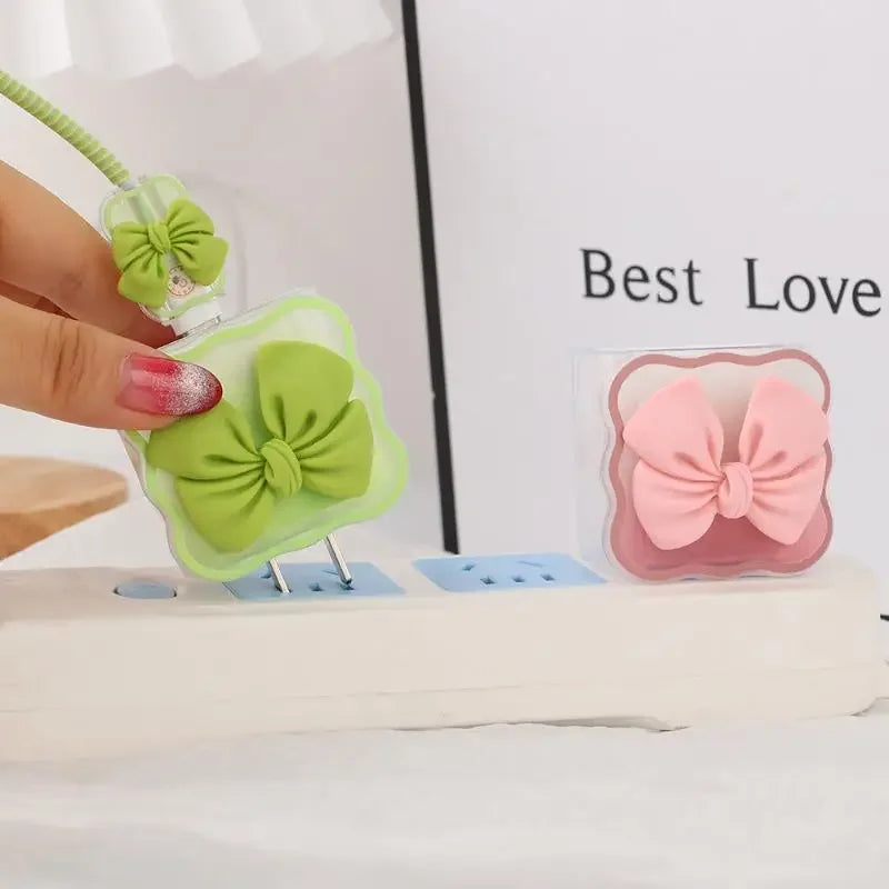 Silicone iPhone Charger Protector Cover & Cable Organizer Kit Charger Protector Cover SWANS