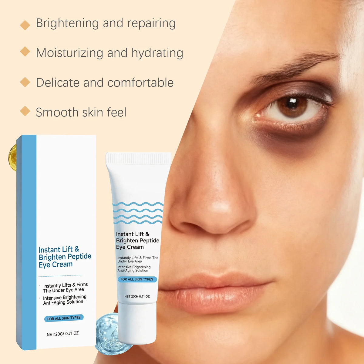 West&Month Firming Eye Cream – Brightening & Lifting 20g Eye Cream SWANS
