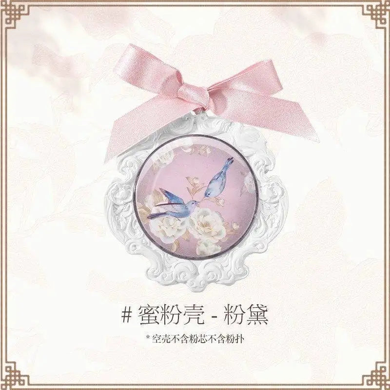 FLOWER KNOWS Flower Goddess Embossed Compact Cosmetic Case Compact Cosmetic Case SWANS Blue