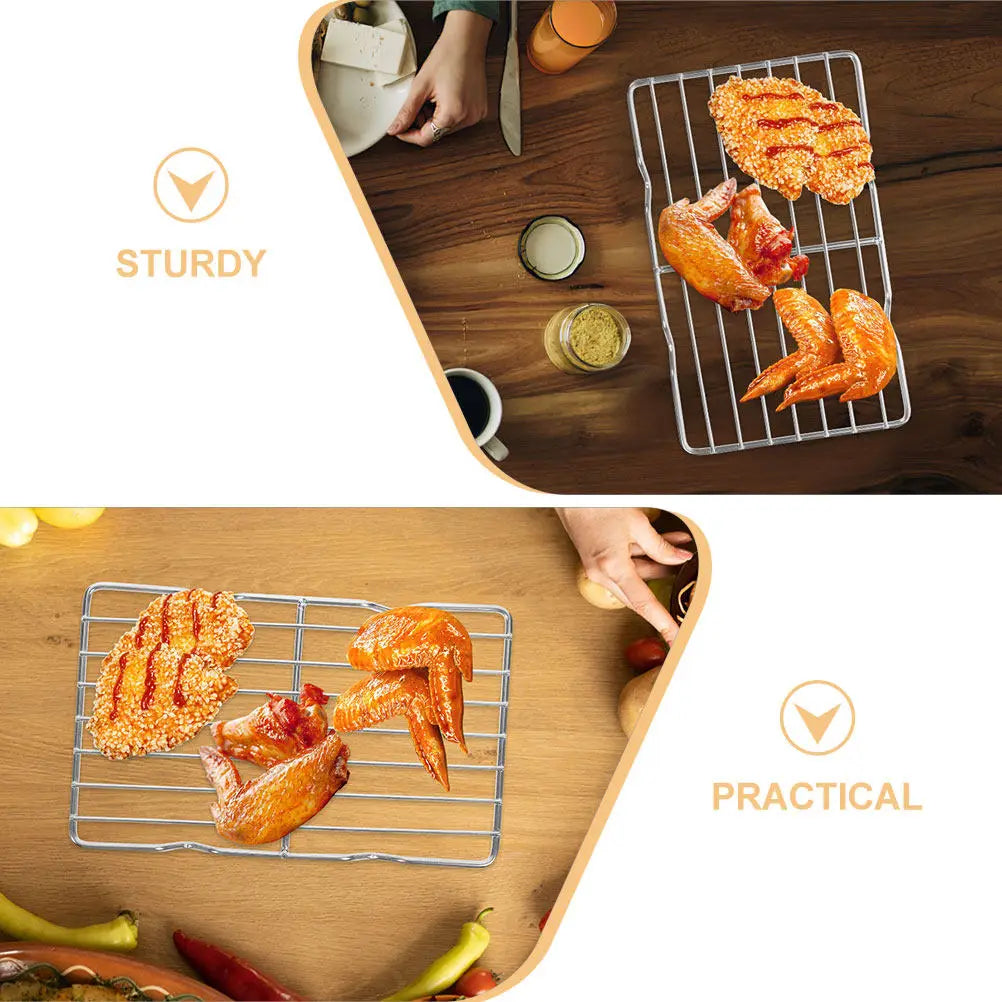 Stainless Steel BBQ Grill & Baking Cooling Wire Rack – ROSENICE BBQ Baking Wire Rack SWANS