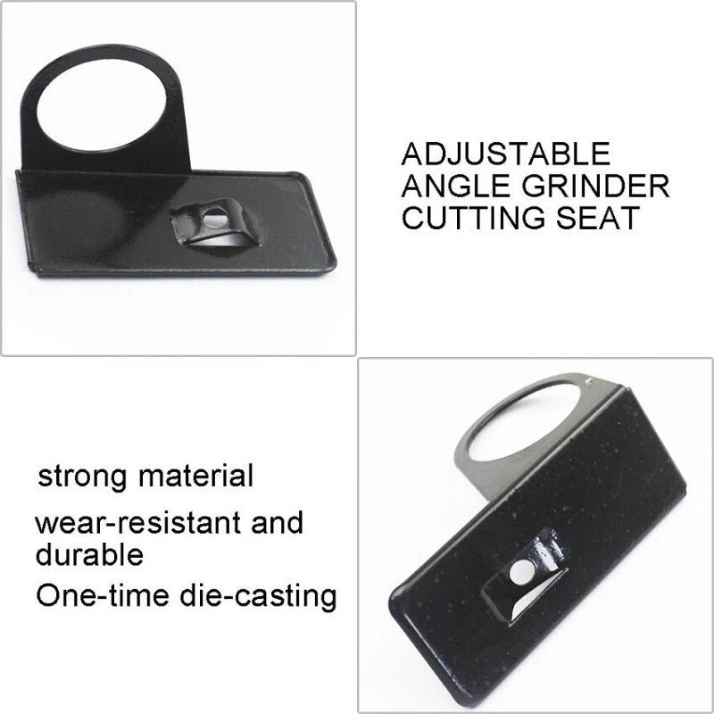 Adjustable Angle Grinder Base Bracket – Thickened Steel Holder Grinder Base Bracket SWANS