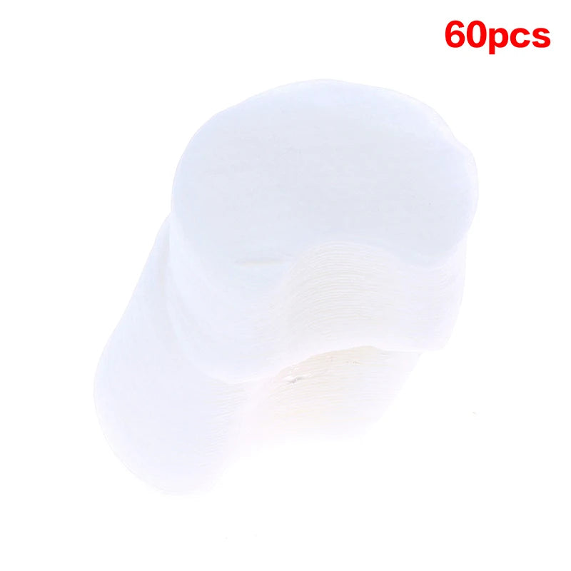 Disposable Makeup Cotton Pads Soft Pearl Notched Design 60/300/600pc Makeup Remover Pads SWANS 60pcs