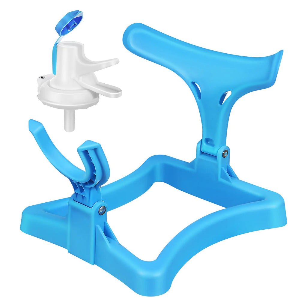 Collapsible Water Jug Holder Stand with Wheels – Adjustable Height Water Jug Stand SWANS