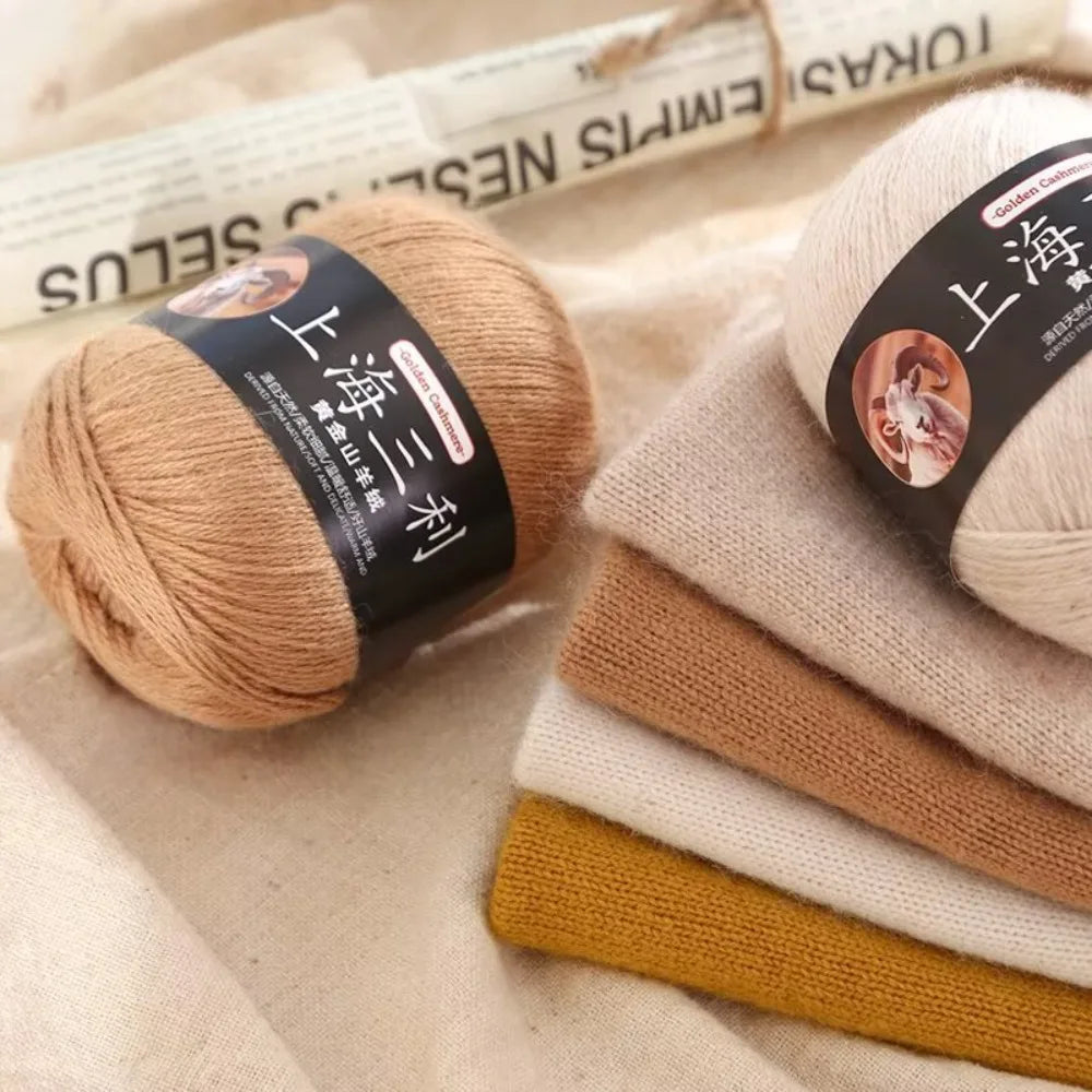 Fluffy Hand Knit Yarn – Soft DIY Craft Thread for Knitting Knitting Yarn SWANS