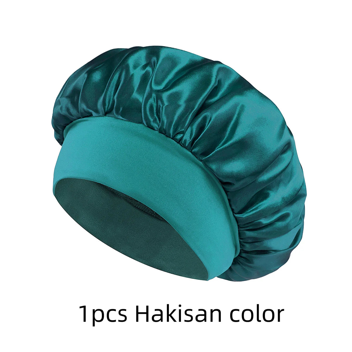 Satin Sleep Bonnet for Natural Curly Hair – Women's Silk Cap Satin Sleep Bonnet SWANS 1pcs Hakisan color