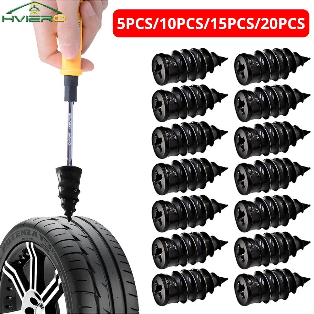Tubeless Tire Repair Nail Kit – Car, Motorcycle & Scooter Tire Repair Kit SWANS
