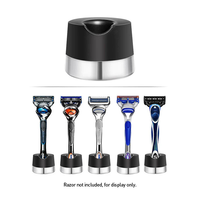 YUNCHI Magnetic Razor Draining Stand for Gillette Mach3 Fusion5 Razor Draining Stand SWANS