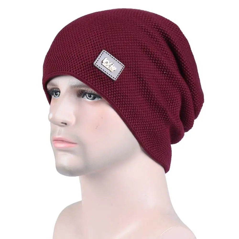 Fleece Lined Winter Beanie Hat – Unisex Warm Knitted Cap Winter Beanie Hat SWANS