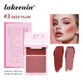 Lakerain Cream & Powder Blush – 5 Colors, High Pigment Face Blush Makeup SWANS 3 Deep Plum China Mainland