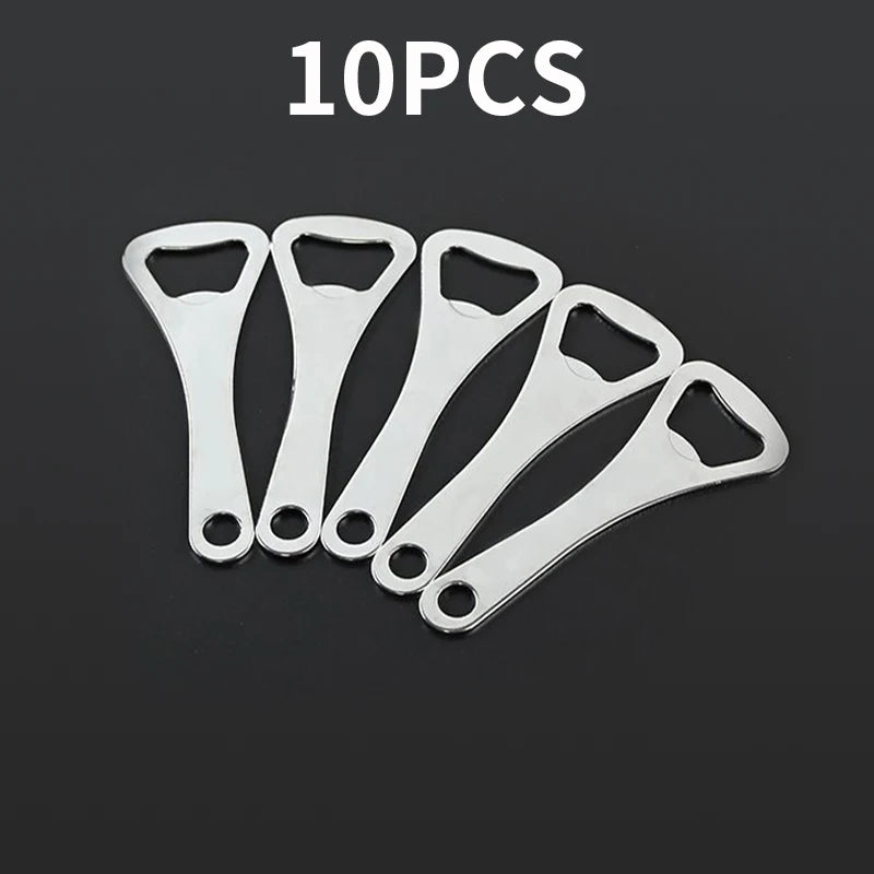 SWANS 10-Pack Stainless Steel Beer Bottle Opener Set Bottle Opener Set SWANS