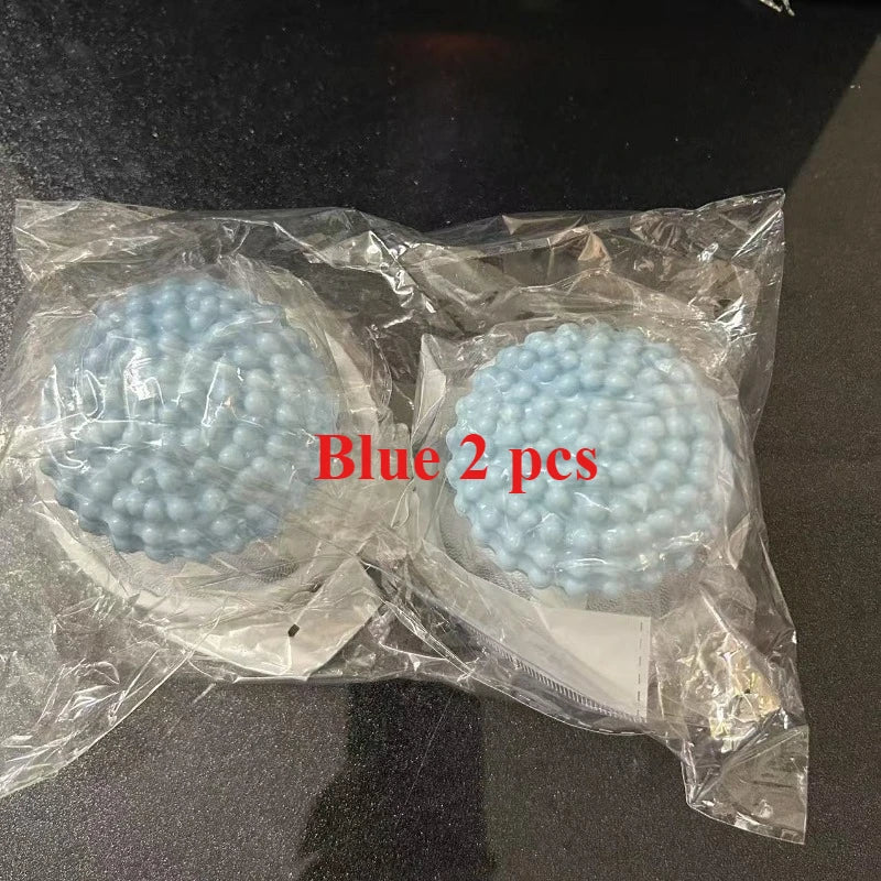 Washing Machine Cleaning Ball & Hair Filter Mesh Bag 1-2 Pack Laundry Filter Ball SWANS Blue 2 pcs