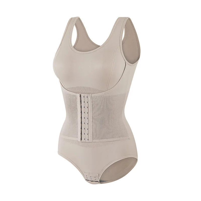 Women's Tummy Control Bodysuit Shapewear – Butt Lifter Shapewear Bodysuit SWANS 1pcs Nude L