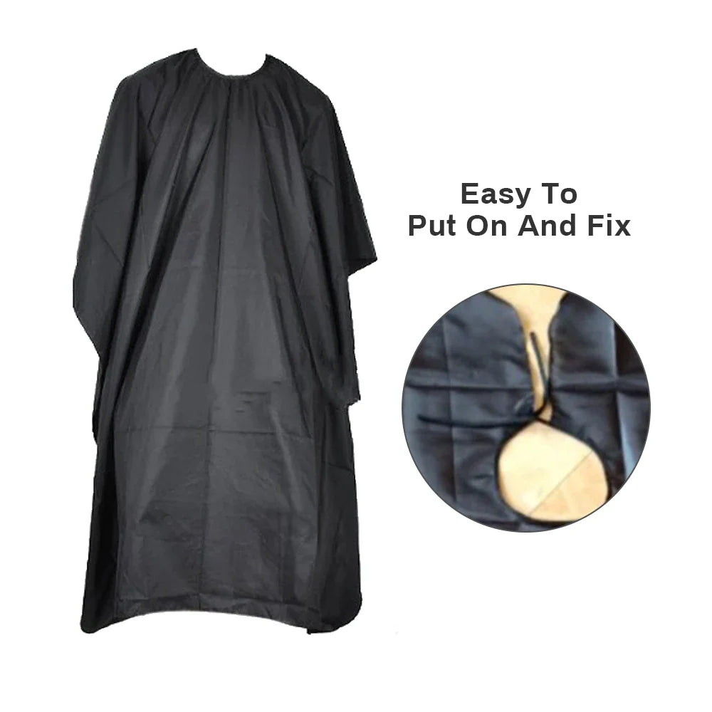 SWANS Waterproof Barber Cape – Pro Salon Haircut Gown Barber Haircut Cape SWANS