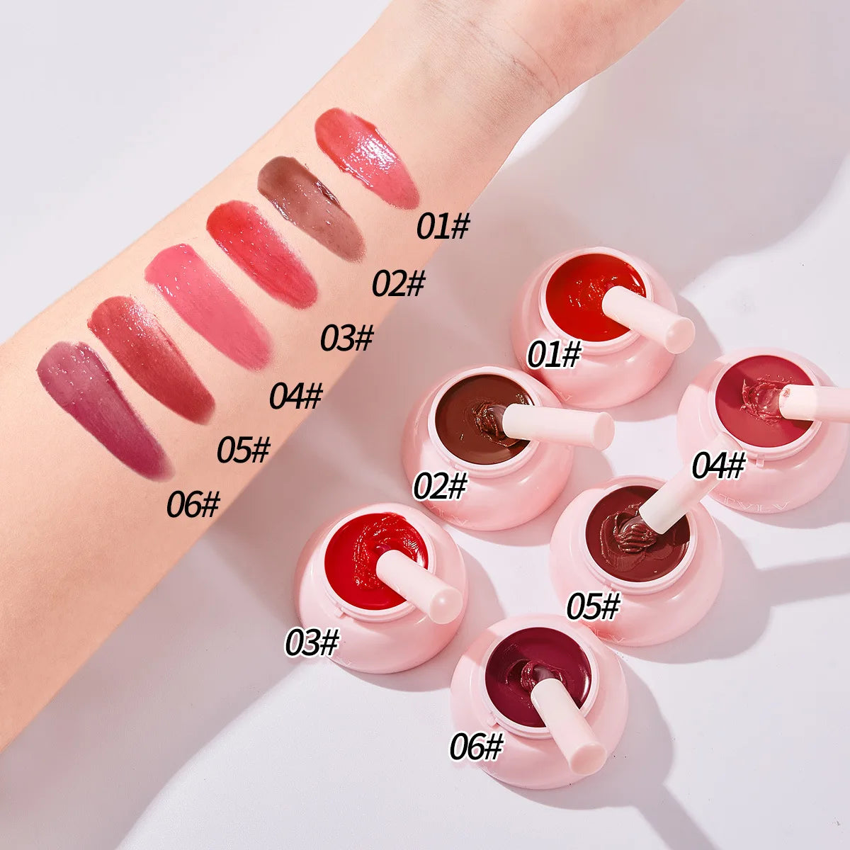 TVLV Jelly Lip Mask – Tinted Moisturizing Lip Balm 4g Tinted Lip Balm SWANS