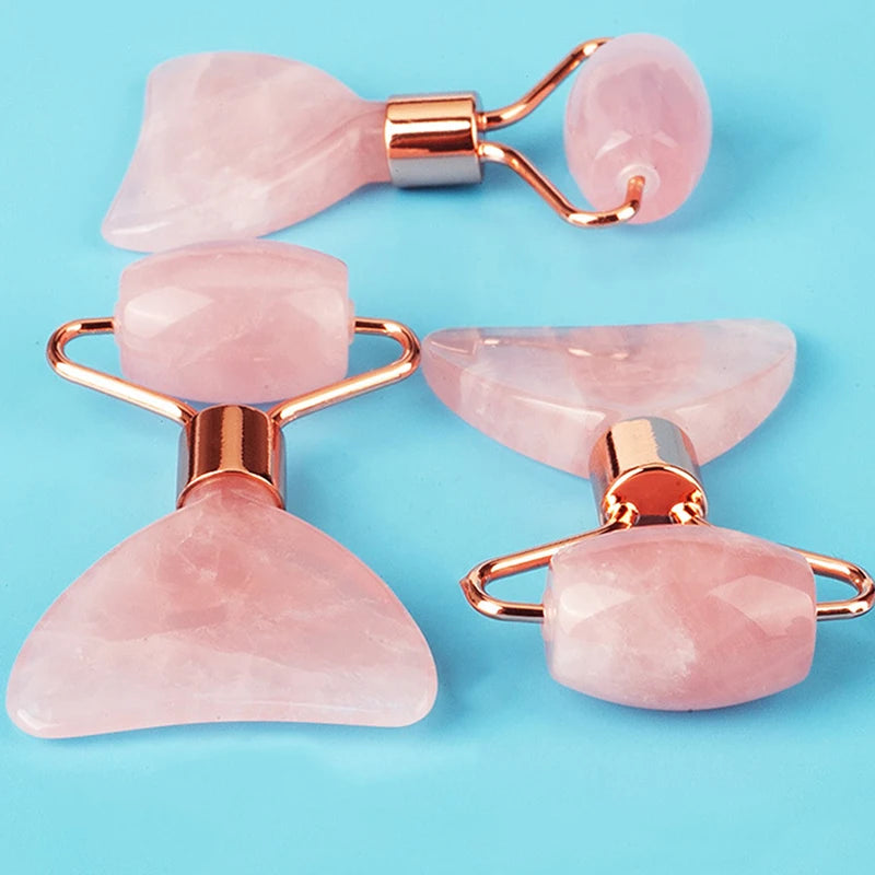 YOVIP Double Head Jade Face Roller & Massage Stick Jade Face Roller SWANS