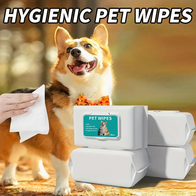 Thick Pet Wipes Dogs & Cats – Hypoallergenic Alcohol-Free Pet Grooming Wipes SWANS Default Title