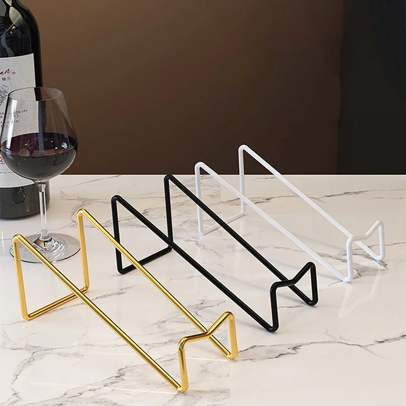 Countertop Wine Bottle Rack – Iron Display & Storage Stand Wine Bottle Rack SWANS