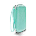 EVA Dual Compartment Glasses Case – Mesh Pocket & Divider Eyeglasses Organizer Case SWANS Green