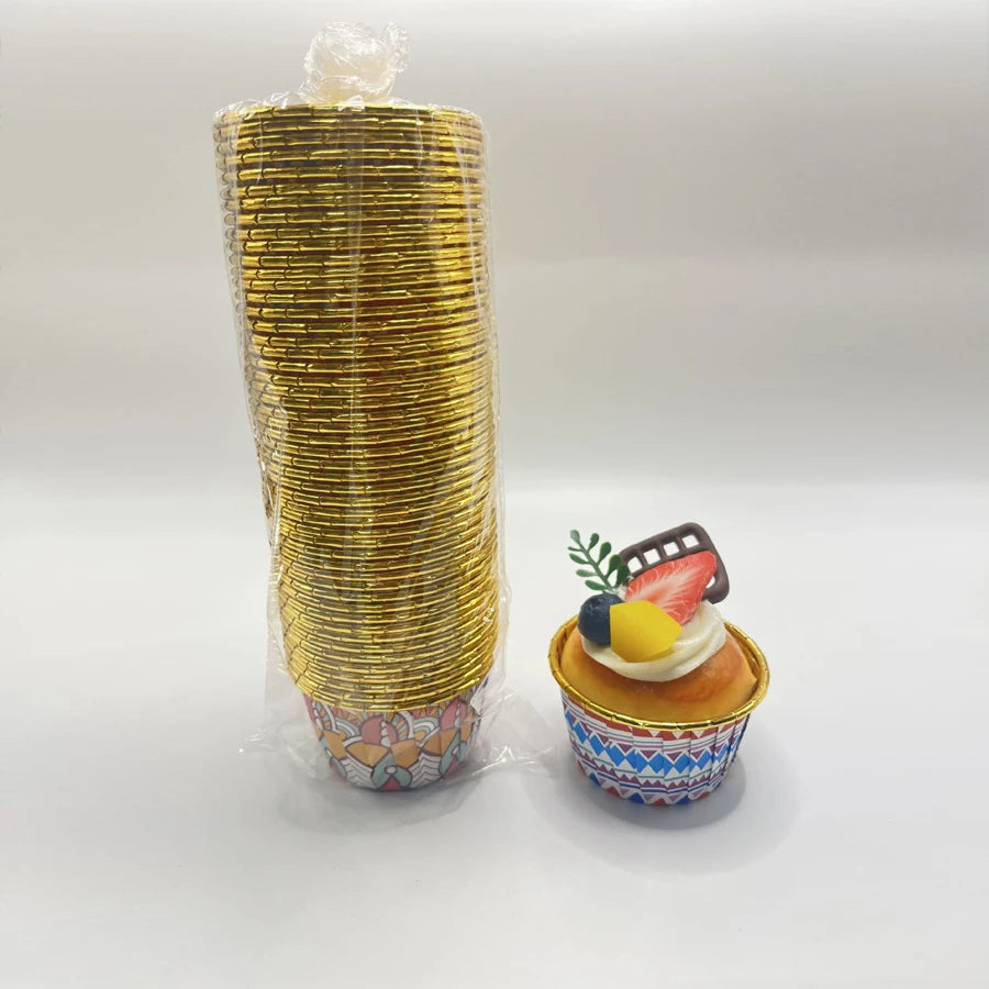 Disposable Paper Cake Cups 25/50/100 Pack – Baking Liners Disposable Baking Cups SWANS