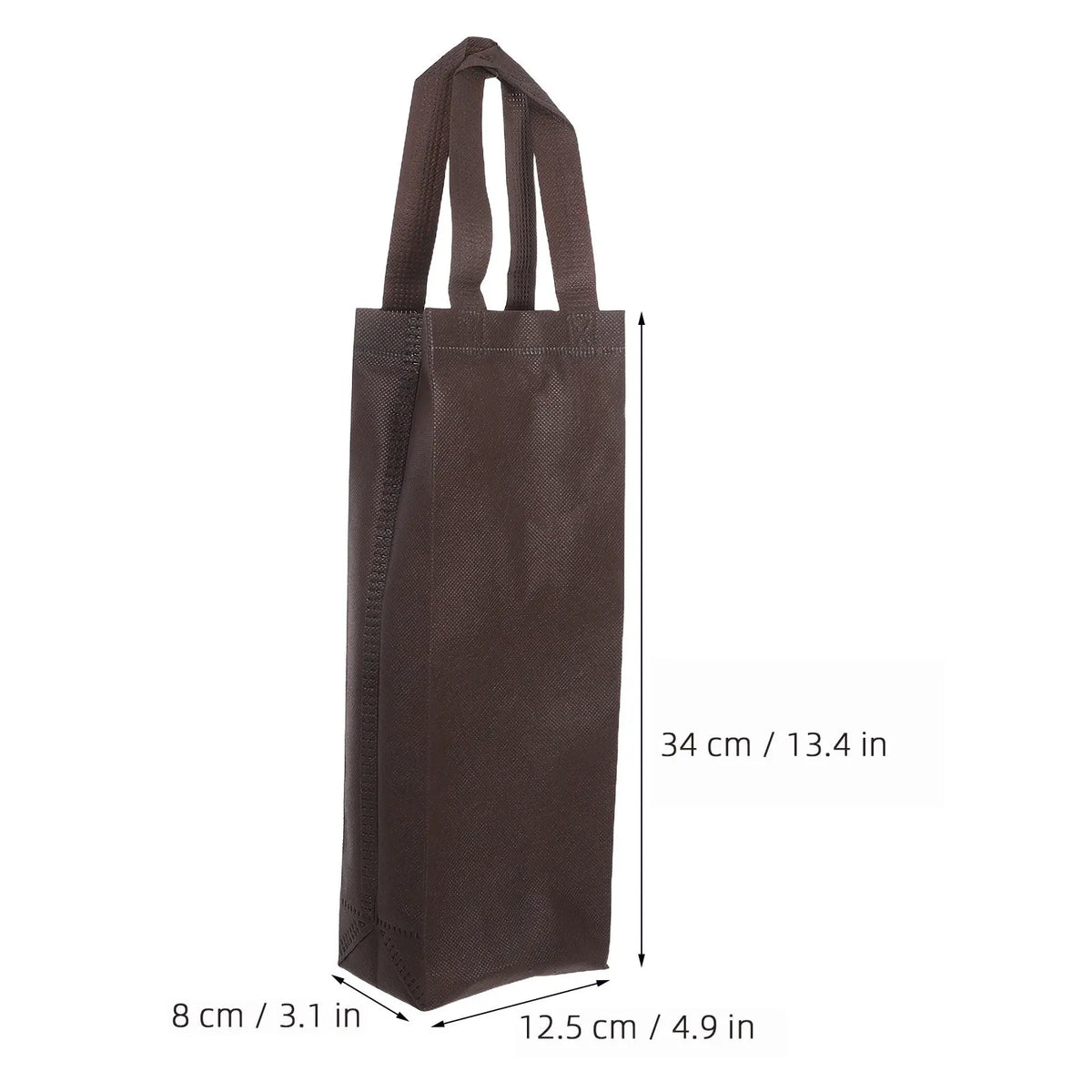20-Pack Reusable Black Wine Bottle Tote Bags with Handles Wine Bottle Tote Bag SWANS