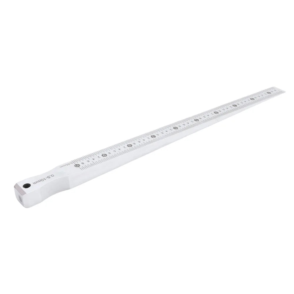 Wedge Feeler Gauge 0.5–10mm Stainless Steel Thickness Tool Feeler Gauge SWANS