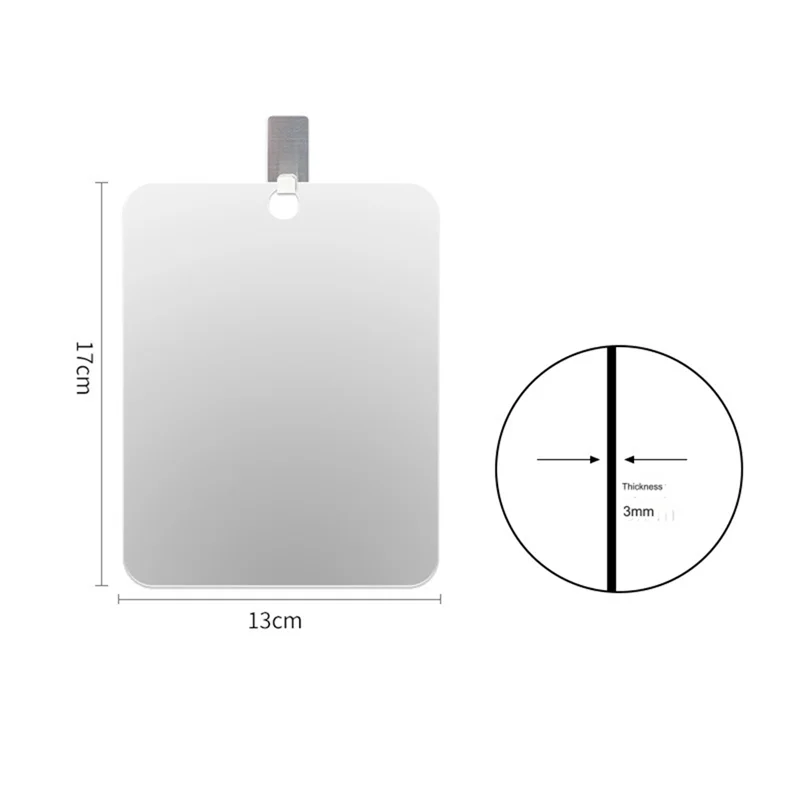 Fogless Shower Mirror – Unbreakable Glass, No-Drill Install Shower Mirror SWANS