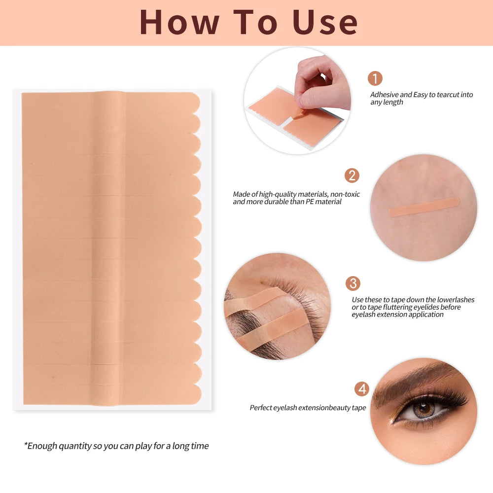 Micropore Eyelash Extension Tape Non-Woven Lash Lift 10/20pcs Lash Extension Tape SWANS